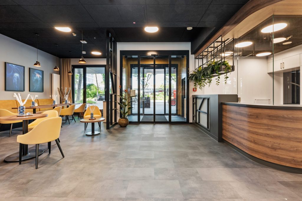 Rezeption des Aparthotels – Eschborn – Campo Novo Aparthotel