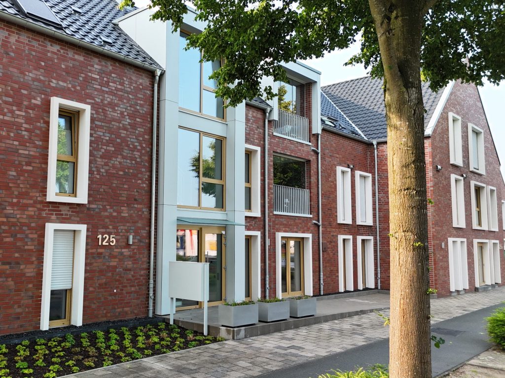 Residential building façade – Nordhorn – Neuberliner Hof Residential Community