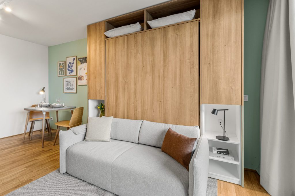Apartment seating area – Vienna – Momento by Greystar