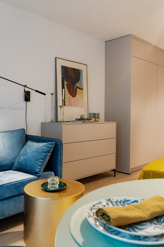 Essbereich im Apartment – Frankfurt am Main – The Saxxon